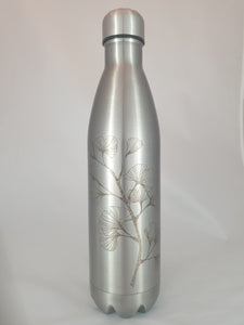 GOURDE THERMOS INOX 750 ml - Branche Ginkgo