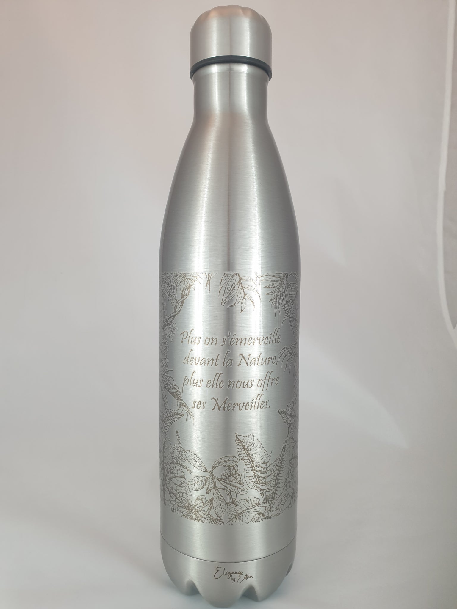GOURDE THERMOS INOX 750 ml - Cerf Nature – ELEGANCE BY ESTHER